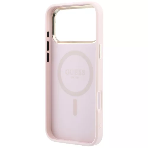 Guess - Saffiano Small 4G Classic MagSafe (GUHMP18X6PSA4DMP) - iPhone 18 Pro Max / iPhone 17 Pro Max - Pink