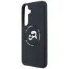 Karl Lagerfeld - Silicone KC Heads Magnetic (KLHMS26FESKCHTCK) - Samsung Galaxy S26 FE - Black