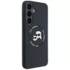 Karl Lagerfeld - Silicone KC Heads Magnetic (KLHMS26FESKCHTCK) - Samsung Galaxy S26 FE - Black