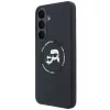 Karl Lagerfeld - Silicone KC Heads Magnetic (KLHMS26FESKCHTCK) - Samsung Galaxy S26 FE - Black