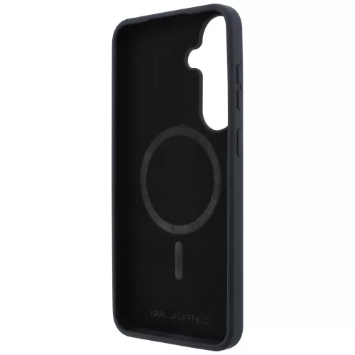 Karl Lagerfeld - Silicone KC Heads Magnetic (KLHMS26FESKCHTCK) - Samsung Galaxy S26 FE - Black