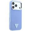 Guess - Grained Triangle Logo MagSafe (GUHMP18LPGSMTLSB) - iPhone 18 Pro / iPhone 17 Pro - Light Blue