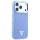 Guess - Grained Triangle Logo MagSafe (GUHMP18LPGSMTLSB) - iPhone 18 Pro / iPhone 17 Pro - Light Blue
