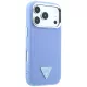 Guess - Grained Triangle Logo MagSafe (GUHMP18LPGSMTLSB) - iPhone 18 Pro / iPhone 17 Pro - Light Blue