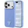 Guess - Grained Triangle Logo MagSafe (GUHMP18LPGSMTLSB) - iPhone 18 Pro / iPhone 17 Pro - Light Blue