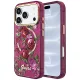 Guess - IML Glitter Blossom Roses MagSafe (GUHMP18L6HTBGSLU) - iPhone 18 Pro / iPhone 17 Pro - Burgundy