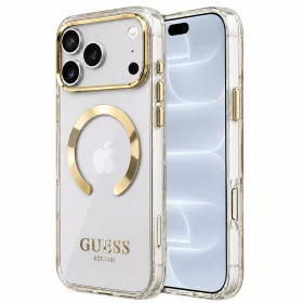   Guess - Metal Outline MagSafe (GUHMP18LHTRMD) - iPhone 18 Pro / iPhone 17 Pro - Gold