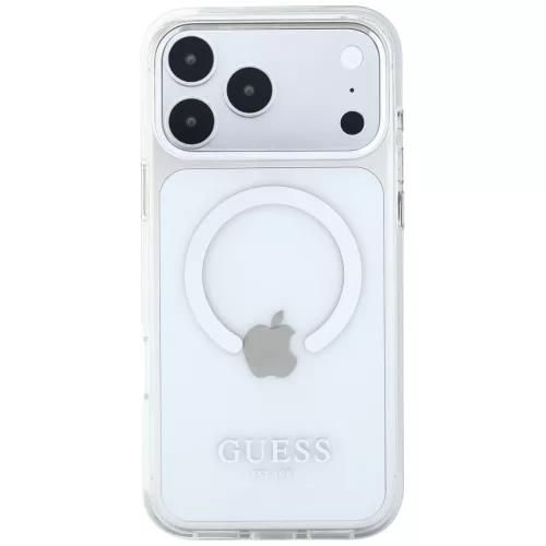 Guess - Metal Outline MagSafe (GUHMP18XHTRMS) - iPhone 18 Pro Max / iPhone 17 Pro Max - Silver