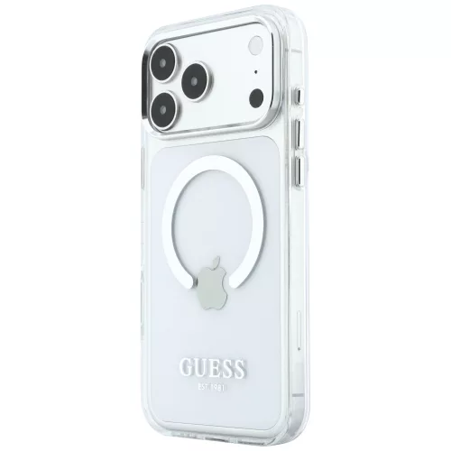 Guess - Metal Outline MagSafe (GUHMP18XHTRMS) - iPhone 18 Pro Max / iPhone 17 Pro Max - Silver