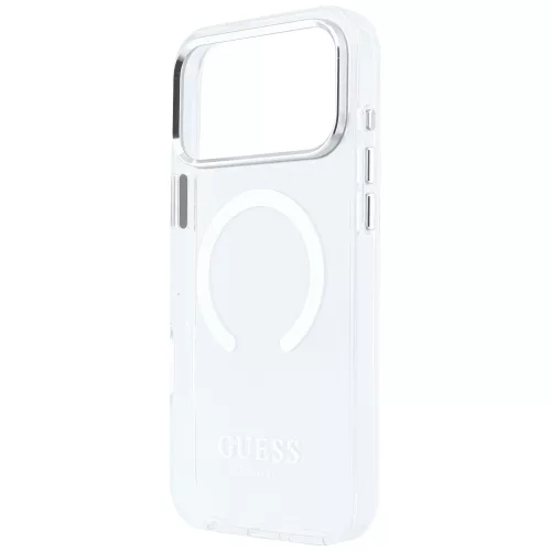 Guess - Metal Outline MagSafe (GUHMP18XHTRMS) - iPhone 18 Pro Max / iPhone 17 Pro Max - Silver