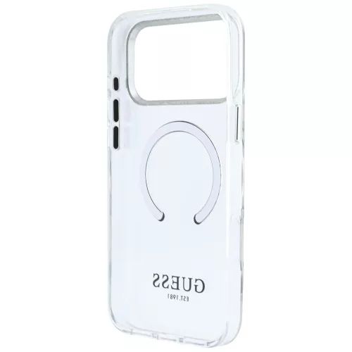 Guess - Metal Outline MagSafe (GUHMP18XHTRMS) - iPhone 18 Pro Max / iPhone 17 Pro Max - Silver