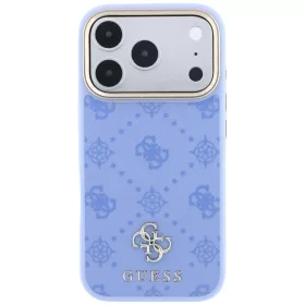   Guess - Peony 4G Small Logo MagSafe (GUHMP18L6PGS4NPB) - iPhone 18 Pro / iPhone 17 Pro - Light Blue