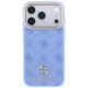Guess - Peony 4G Small Logo MagSafe (GUHMP18L6PGS4NPB) - iPhone 18 Pro / iPhone 17 Pro - Light Blue