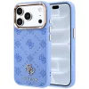 Guess - Peony 4G Small Logo MagSafe (GUHMP18L6PGS4NPB) - iPhone 18 Pro / iPhone 17 Pro - Light Blue