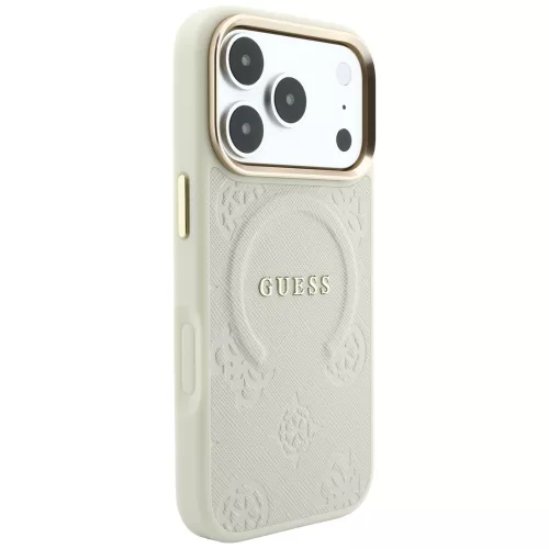 Guess - Peony Hot Stamp MagSafe (GUHMP18XPSAMSECE) - iPhone 18 Pro Max / iPhone 17 Pro Max - Beige