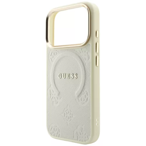 Guess - Peony Hot Stamp MagSafe (GUHMP18XPSAMSECE) - iPhone 18 Pro Max / iPhone 17 Pro Max - Beige