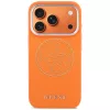 Guess - Leather Perforated 4G MagSafe (GUHMP18L5PG4SRGO) - iPhone 18 Pro / iPhone 17 Pro - Orange