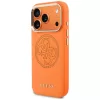 Guess - Leather Perforated 4G MagSafe (GUHMP18L5PG4SRGO) - iPhone 18 Pro / iPhone 17 Pro - Orange