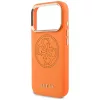 Guess - Leather Perforated 4G MagSafe (GUHMP18L5PG4SRGO) - iPhone 18 Pro / iPhone 17 Pro - Orange