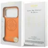 Guess - Leather Perforated 4G MagSafe (GUHMP18L5PG4SRGO) - iPhone 18 Pro / iPhone 17 Pro - Orange