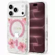 Guess - Resin Flowers and Glitter MagSafe (GUHMP18XRBFGFGMP) - iPhone 18 Pro Max / iPhone 17 Pro Max - Pink