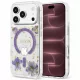 Guess - Resin Flowers and Glitter MagSafe (GUHMP18XRBFGFGMU) - iPhone 18 Pro Max / iPhone 17 Pro Max - Purple