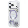 Guess - Resin Flowers and Glitter MagSafe (GUHMP18XRBFGFGMU) - iPhone 18 Pro Max / iPhone 17 Pro Max - Purple