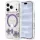 Guess - Resin Flowers and Glitter MagSafe (GUHMP18LRBFGFGMU) - iPhone 18 Pro / iPhone 17 Pro - Purple