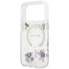 Guess - Resin Flowers and Glitter MagSafe (GUHMP18LRBFGFGMU) - iPhone 18 Pro / iPhone 17 Pro - Purple