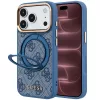Guess - Ring Stand 360 4G Leather Classic Logo MagSafe (GUHMP18X6PS4RSCLB) - iPhone 18 Pro Max / iPhone 17 Pro Max - Blue