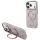 Guess - Ring Stand 360 4G Leather Classic Logo MagSafe (GUHMP18L6PS4RSCLP) - iPhone 18 Pro / iPhone 17 Pro - Pink