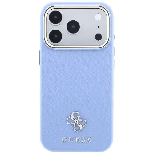 Guess - Saffiano Small 4G Classic MagSafe (GUHMP18X6PSA4DMB) - iPhone 18 Pro Max / iPhone 17 Pro Max - Light Blue