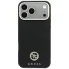 Guess - Grained Leather Round Strass Logo MagSafe (GUHMP18L6PSRMDEK) - iPhone 18 Pro / iPhone 17 Pro - Black