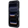 Guess - Grained Leather Round Strass Logo MagSafe (GUHMP18L6PSRMDEK) - iPhone 18 Pro / iPhone 17 Pro - Black