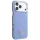 Guess - Grained Leather Round Strass Logo MagSafe (GUHMP18L6PSRMDEB) - iPhone 18 Pro / iPhone 17 Pro - Light Blue