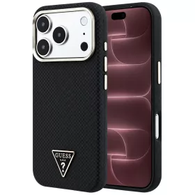   Guess - Kevlar Triangle Logo MagSafe (GUHMP18X6PWKSGTK) - iPhone 18 Pro Max / iPhone 17 Pro Max - Black