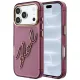 Karl Lagerfeld - IML Big Signature Resin Logo Metal Frame (KLHCP18L6HCKSRR) - iPhone 18 Pro / iPhone 17 Pro - Burgundy
