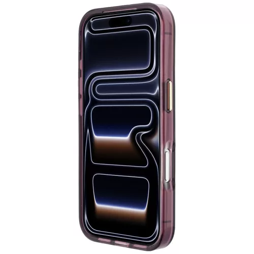 Karl Lagerfeld - IML Big Signature Resin Logo Metal Frame (KLHCP18L6HCKSRR) - iPhone 18 Pro / iPhone 17 Pro - Burgundy