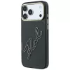 Karl Lagerfeld - IML Big Signature Resin Logo Metal Frame (KLHCP18L6HCKSRK) - iPhone 18 Pro / iPhone 17 Pro - Black