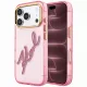 Karl Lagerfeld - IML Big Signature Resin Logo Metal Frame (KLHCP18X6HCKSRP) - iPhone 18 Pro Max / iPhone 17 Pro Max - Pink