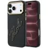 Karl Lagerfeld - IML Big Signature Resin Logo Metal Frame (KLHCP18X6HCKSRK) - iPhone 18 Pro Max / iPhone 17 Pro Max - Black