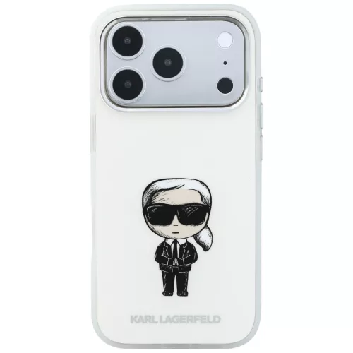 Karl Lagerfeld - IML Ikonik Sketch Print MagSafe (KLHMP18X6HKIKDE) - iPhone 18 Pro Max / iPhone 17 Pro Max - Beige