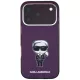 Karl Lagerfeld - IML Ikonik Sketch Print MagSafe (KLHMP18X6HKIKDR) - iPhone 18 Pro Max / iPhone 17 Pro Max - Burgundy