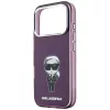 Karl Lagerfeld - IML Ikonik Sketch Print MagSafe (KLHMP18X6HKIKDR) - iPhone 18 Pro Max / iPhone 17 Pro Max - Burgundy