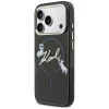 Karl Lagerfeld - IML Choupette and Karl Script Logo MagSafe (KLHMP18X5HKSCAK) - iPhone 18 Pro Max / iPhone 17 Pro Max - Black