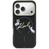 Karl Lagerfeld - IML Choupette and Karl Script Logo MagSafe (KLHMP18X5HKSCAK) - iPhone 18 Pro Max / iPhone 17 Pro Max - Black