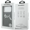 Karl Lagerfeld - IML Choupette and Karl Script Logo MagSafe (KLHMP18X5HKSCAK) - iPhone 18 Pro Max / iPhone 17 Pro Max - Black