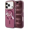 Karl Lagerfeld - IML Choupette and Karl Script Logo MagSafe (KLHMP18X5HKSCAR) - iPhone 18 Pro Max / iPhone 17 Pro Max - Burgundy