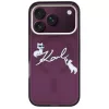 Karl Lagerfeld - IML Choupette and Karl Script Logo MagSafe (KLHMP18X5HKSCAR) - iPhone 18 Pro Max / iPhone 17 Pro Max - Burgundy
