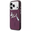 Karl Lagerfeld - IML Choupette and Karl Script Logo MagSafe (KLHMP18X5HKSCAR) - iPhone 18 Pro Max / iPhone 17 Pro Max - Burgundy